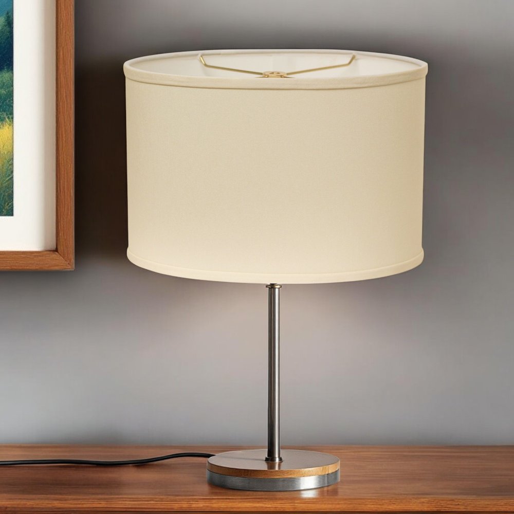 Ivory No Slub Innsbruck Oval Lamp Shade HomeRoots