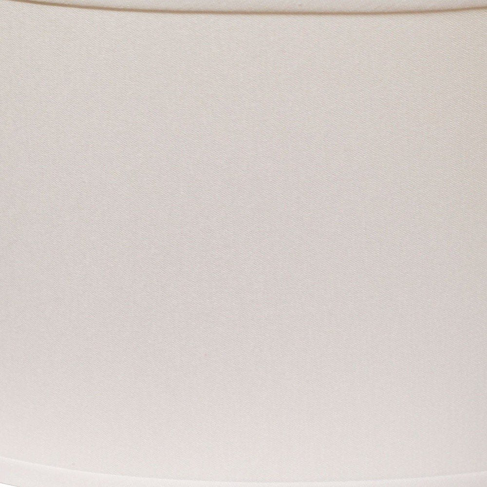 White No Slub Innsbruck Oval Lamp Shade HomeRoots