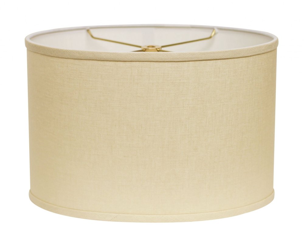 Beige Linen Oval Lamp Shade HomeRoots