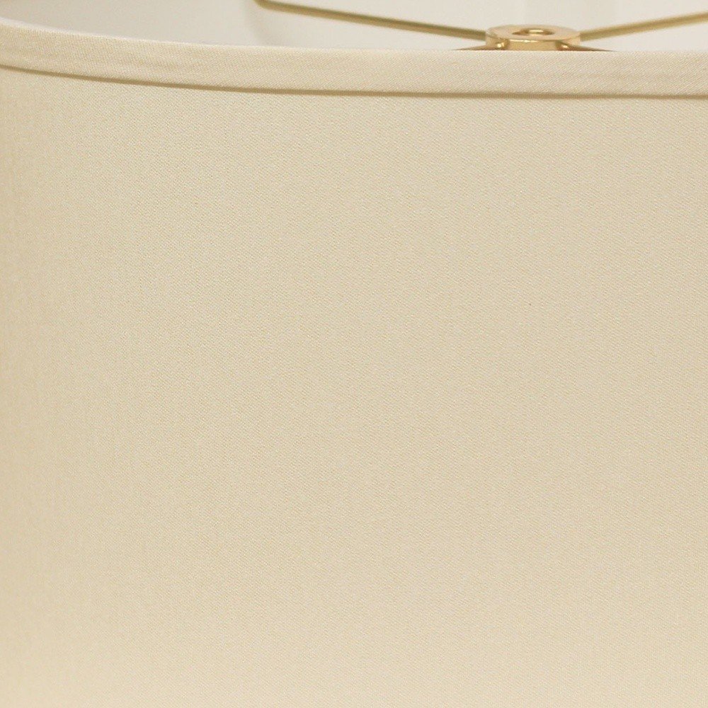 Ivory No Slub Innsbruck Oval Lamp Shade HomeRoots