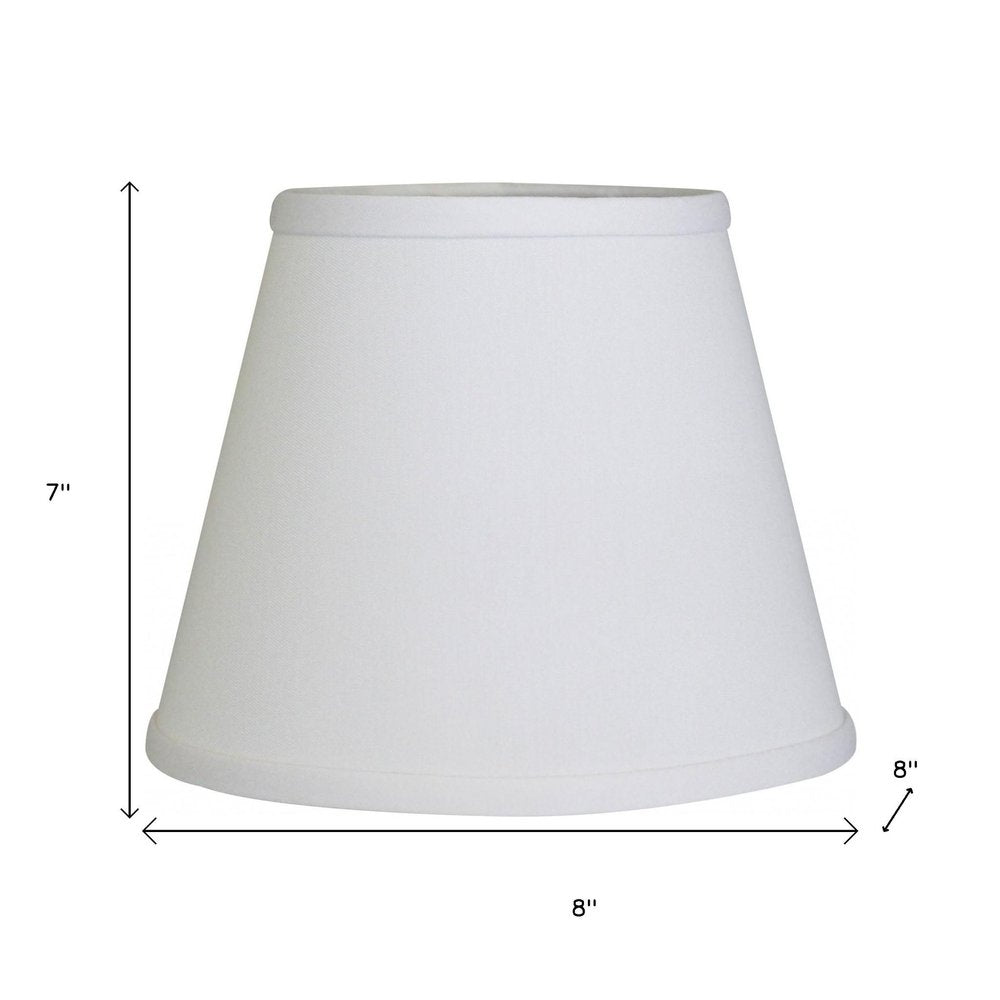 White No Slub Innsbruck Empire Lamp Shade HomeRoots