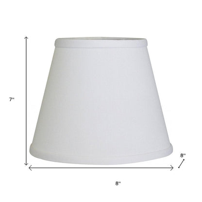 White No Slub Innsbruck Empire Lamp Shade HomeRoots