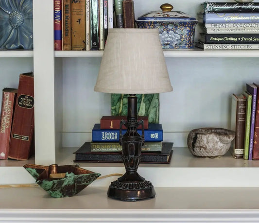 Light Yellow Linen Empire Lamp Shade HomeRoots