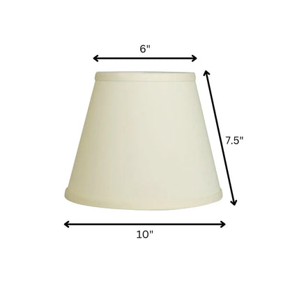 Ivory No Slub Innsbruck Empire Lamp Shade HomeRoots