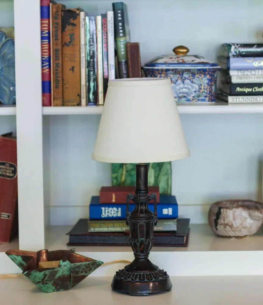 Ivory No Slub Innsbruck Empire Lamp Shade HomeRoots