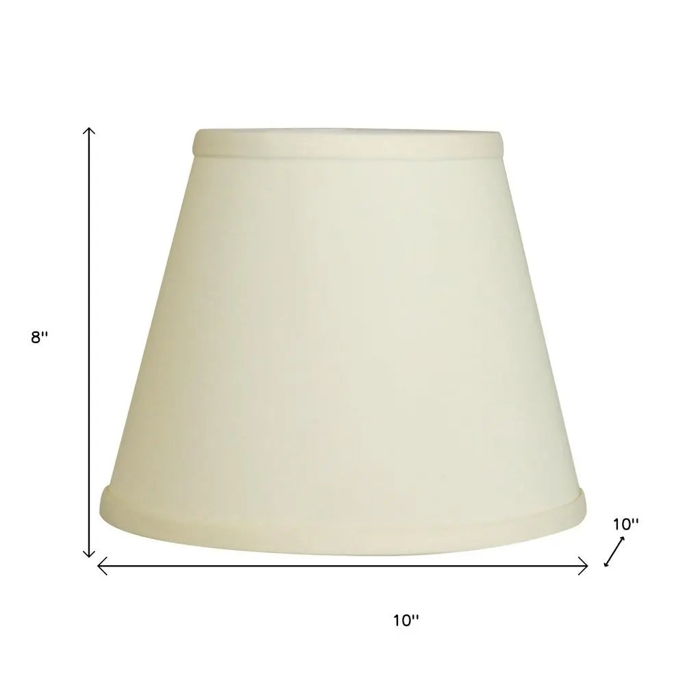 Ivory No Slub Innsbruck Empire Lamp Shade HomeRoots