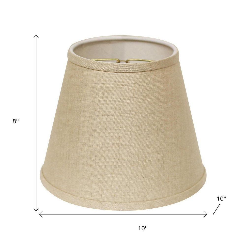 Dark Brown Linen Empire Lamp Shade HomeRoots