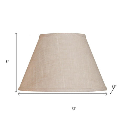 Light Yellow Linen Empire Lamp Shade HomeRoots
