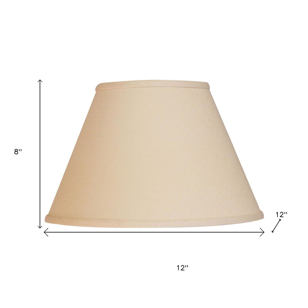 Beige Linen Empire Lamp Shade HomeRoots