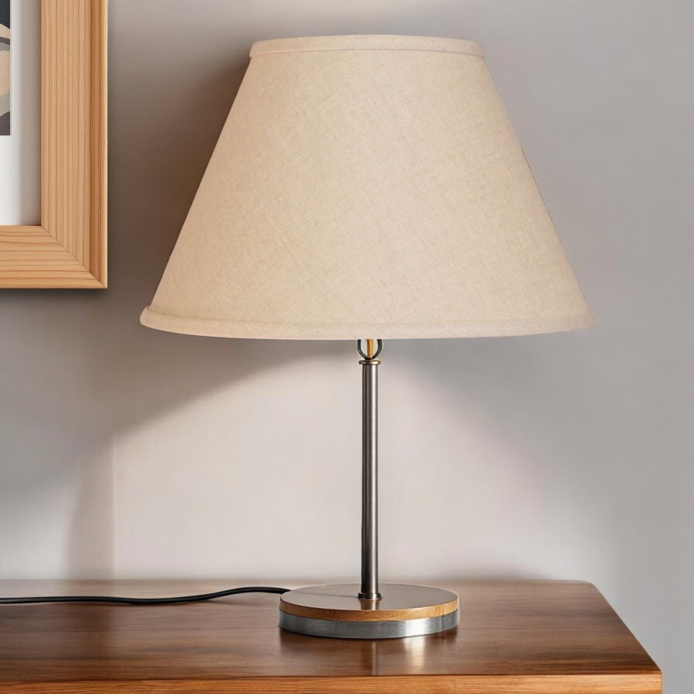 White Linen Empire Lamp Shade HomeRoots