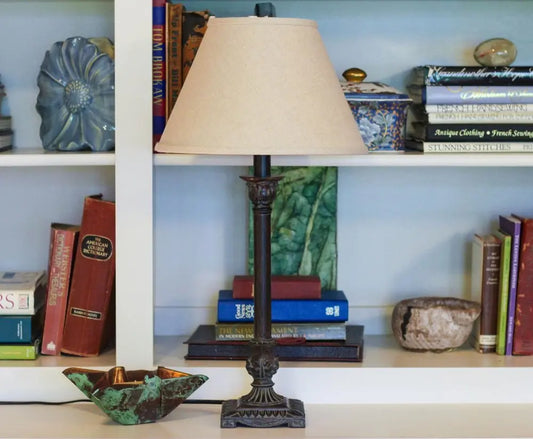 Dark Brown Linen Empire Lamp Shade HomeRoots