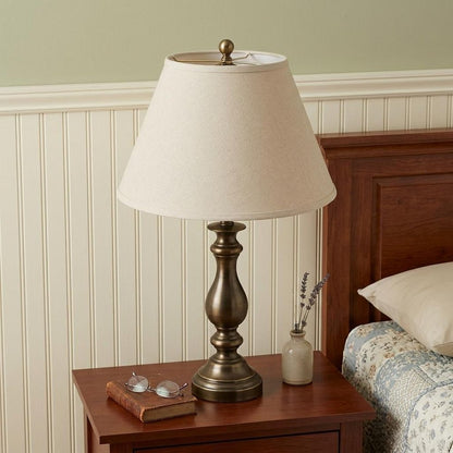 Dark Brown Linen Empire Lamp Shade HomeRoots