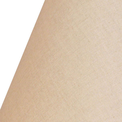 12" Dark Wheat Premium Empire Slanted Linen Lampshade