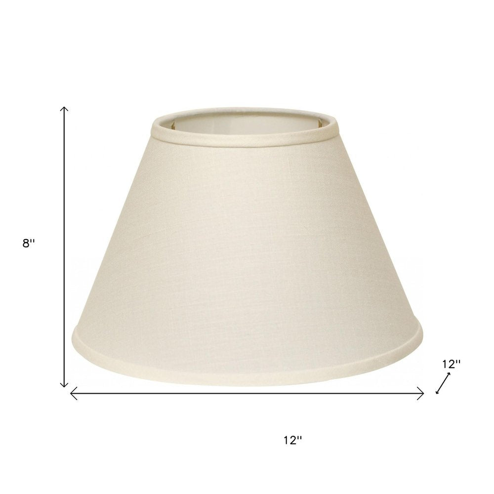 Dark Brown Linen Empire Lamp Shade HomeRoots