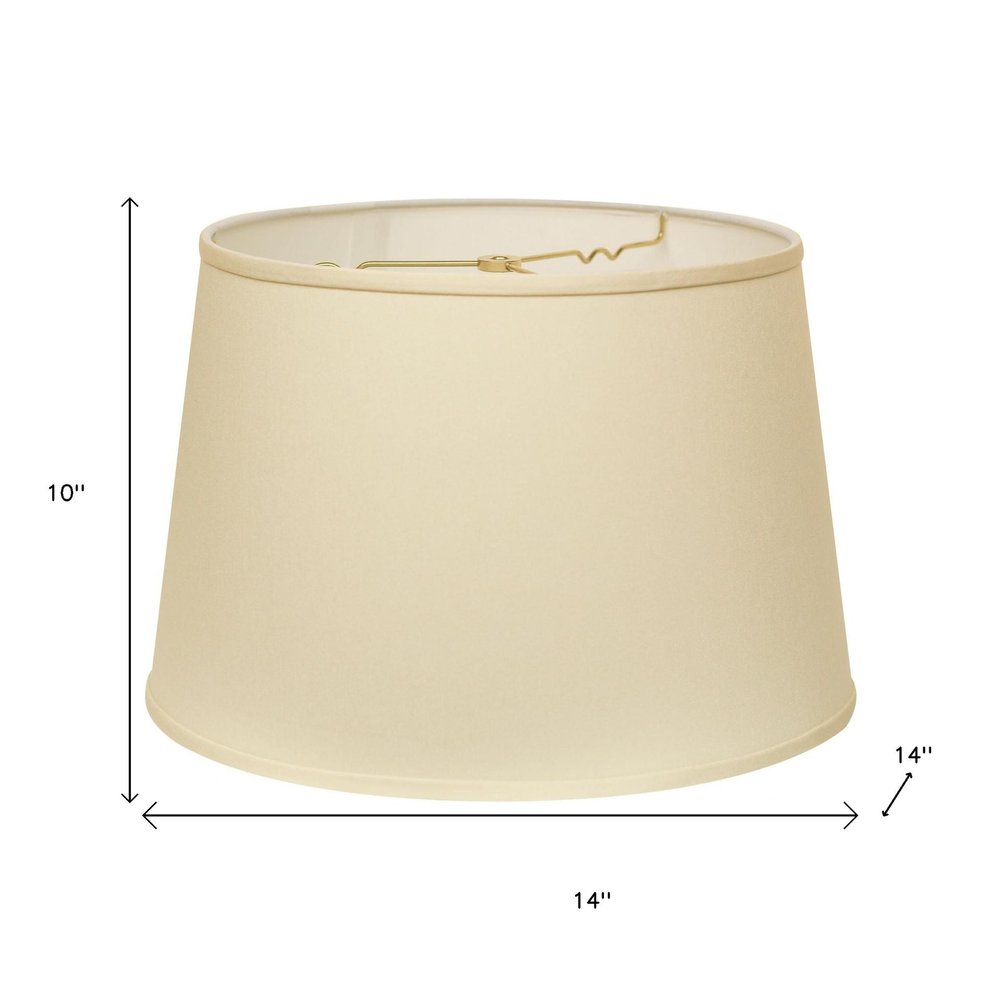 Ivory No Slub Innsbruck Empire Lamp Shade HomeRoots