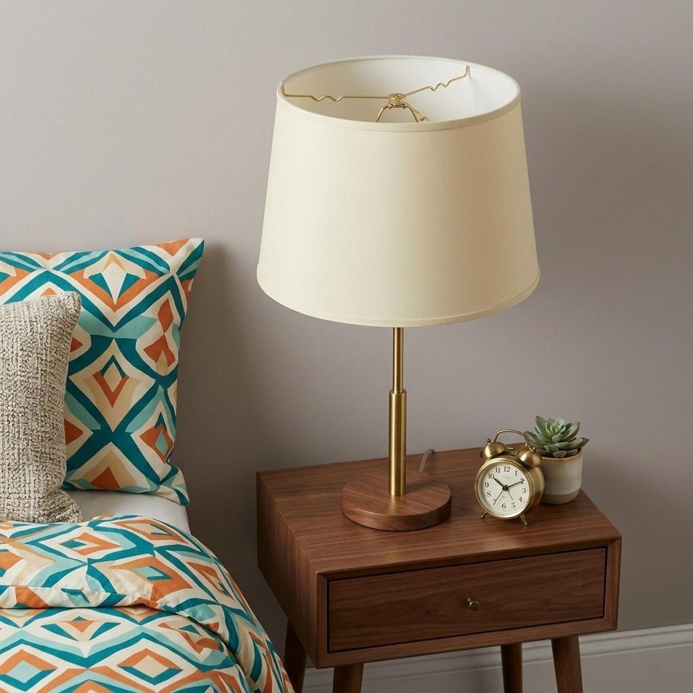 Ivory No Slub Innsbruck Empire Lamp Shade HomeRoots