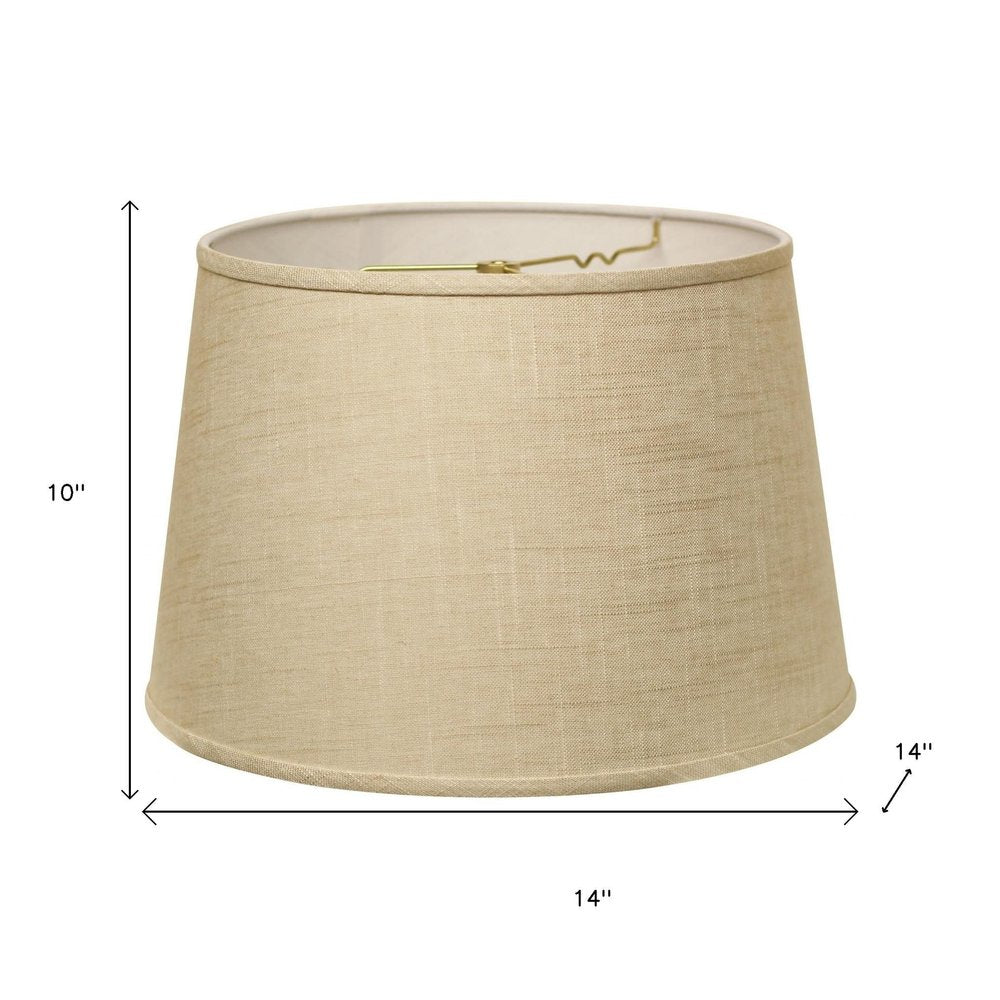 Light Yellow Linen Empire Lamp Shade HomeRoots