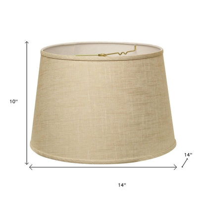 Light Yellow Linen Empire Lamp Shade HomeRoots