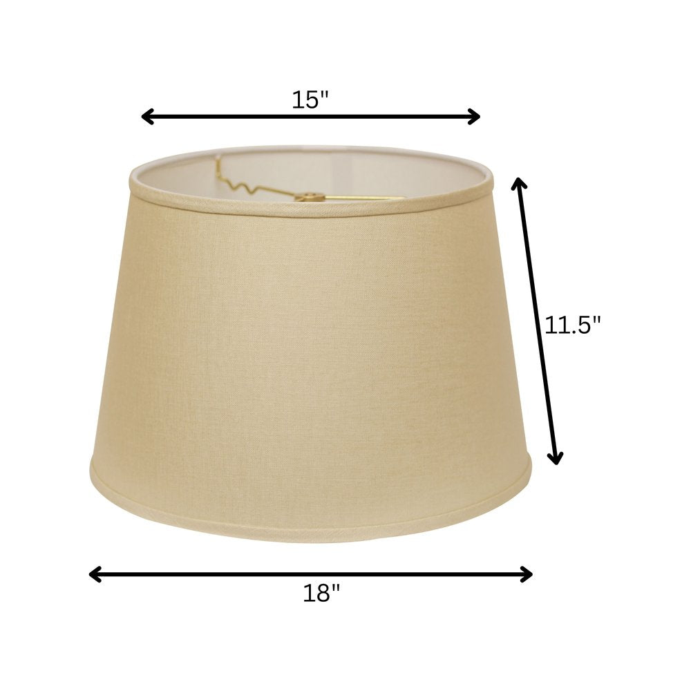 Beige Linen Empire Lamp Shade HomeRoots