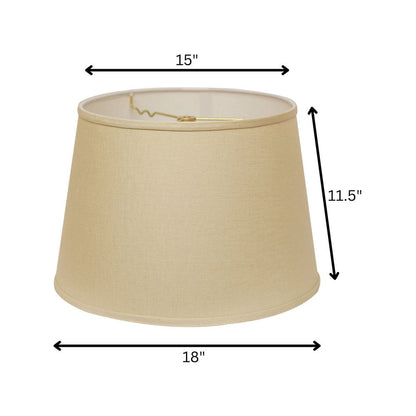 Beige Linen Empire Lamp Shade HomeRoots