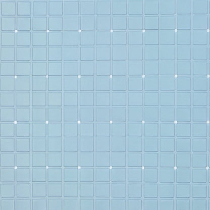 40" Light Blue Geometric Tiles Non Slip Bathtub Mat HomeRoots