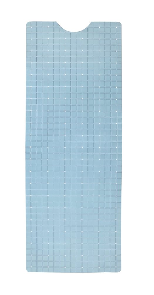 40" Light Blue Geometric Tiles Non Slip Bathtub Mat HomeRoots