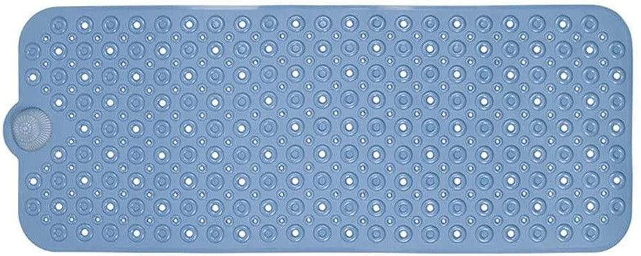 Blue Bubbles Drain Hole Bathrub Mat - FurniFindUSA