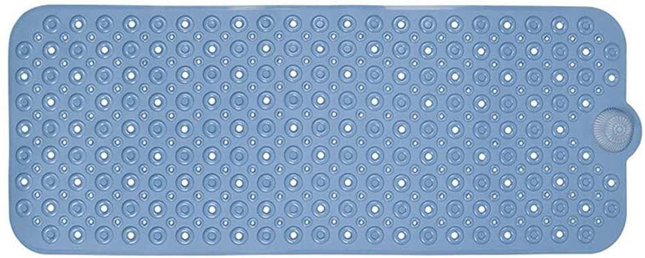 Blue Bubbles Drain Hole Bathrub Mat - FurniFindUSA