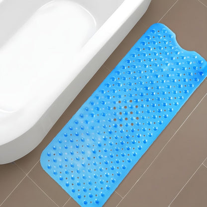 40" Translucent Blue Bubbles Non Slip Bathtub Mat HomeRoots
