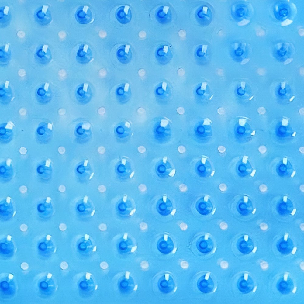 40" Translucent Blue Bubbles Non Slip Bathtub Mat HomeRoots