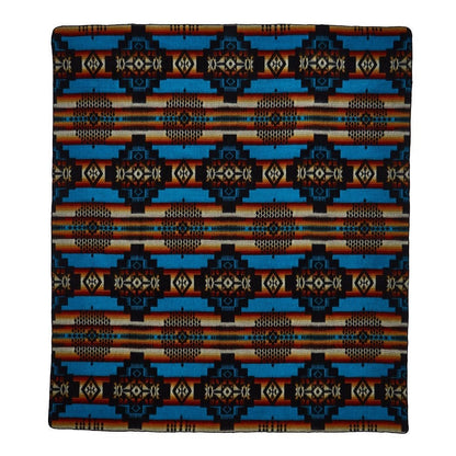 Sunset Tribal Print Throw Blanket