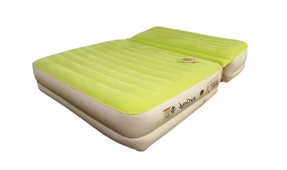 Incline Adjustable Moss Green Inflatable Queen Size Air Mattress HomeRoots