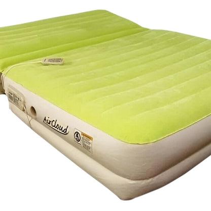 Incline Adjustable Moss Green Inflatable Queen Size Air Mattress HomeRoots