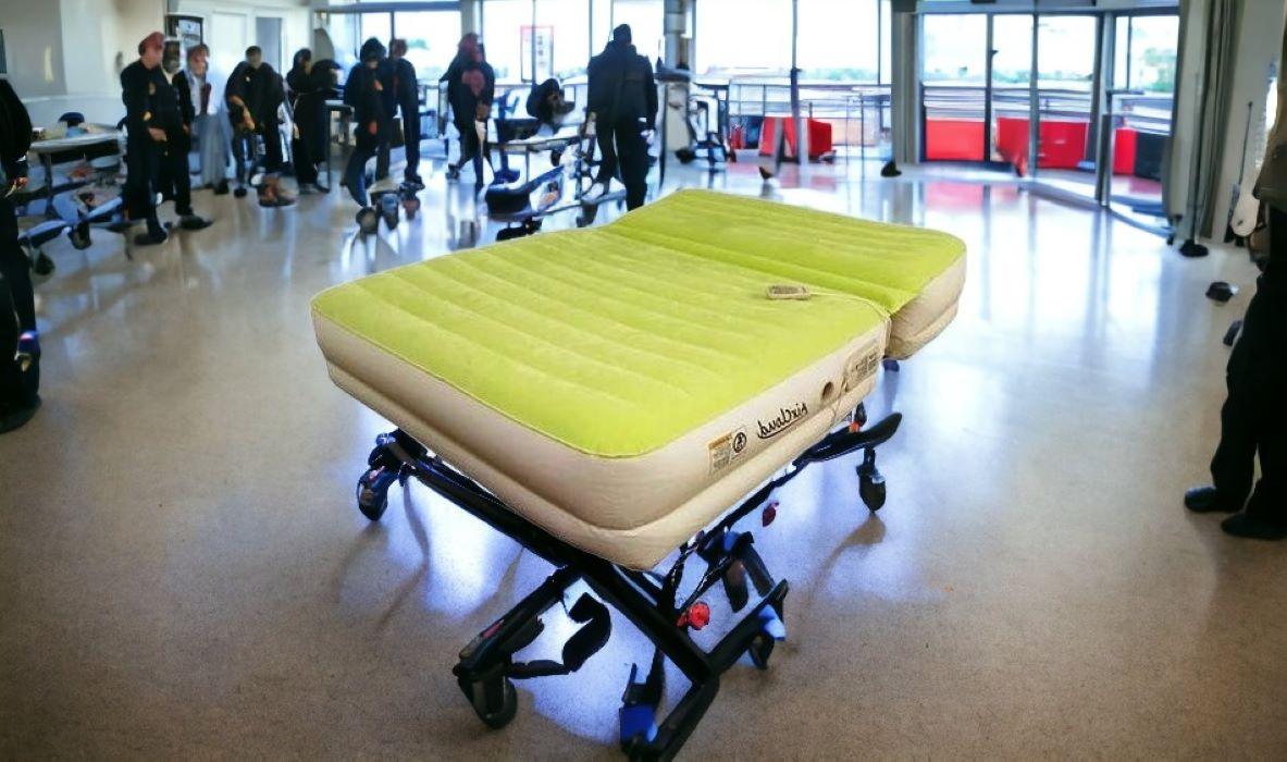 Incline Adjustable Moss Green Inflatable King Size Mattress - FurniFindUSA