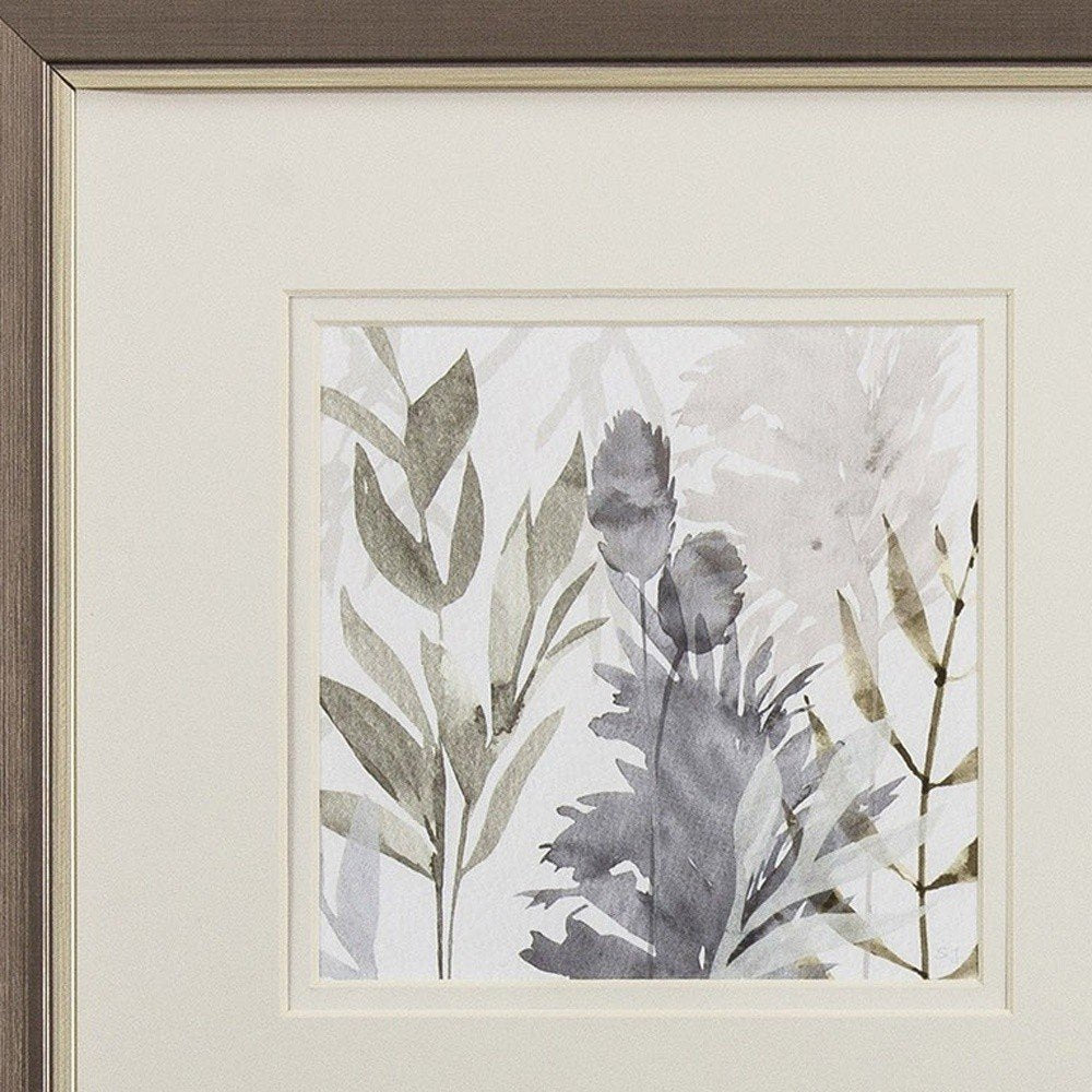 Set Of Two Shadow Woods Bronze Framed Wall Art