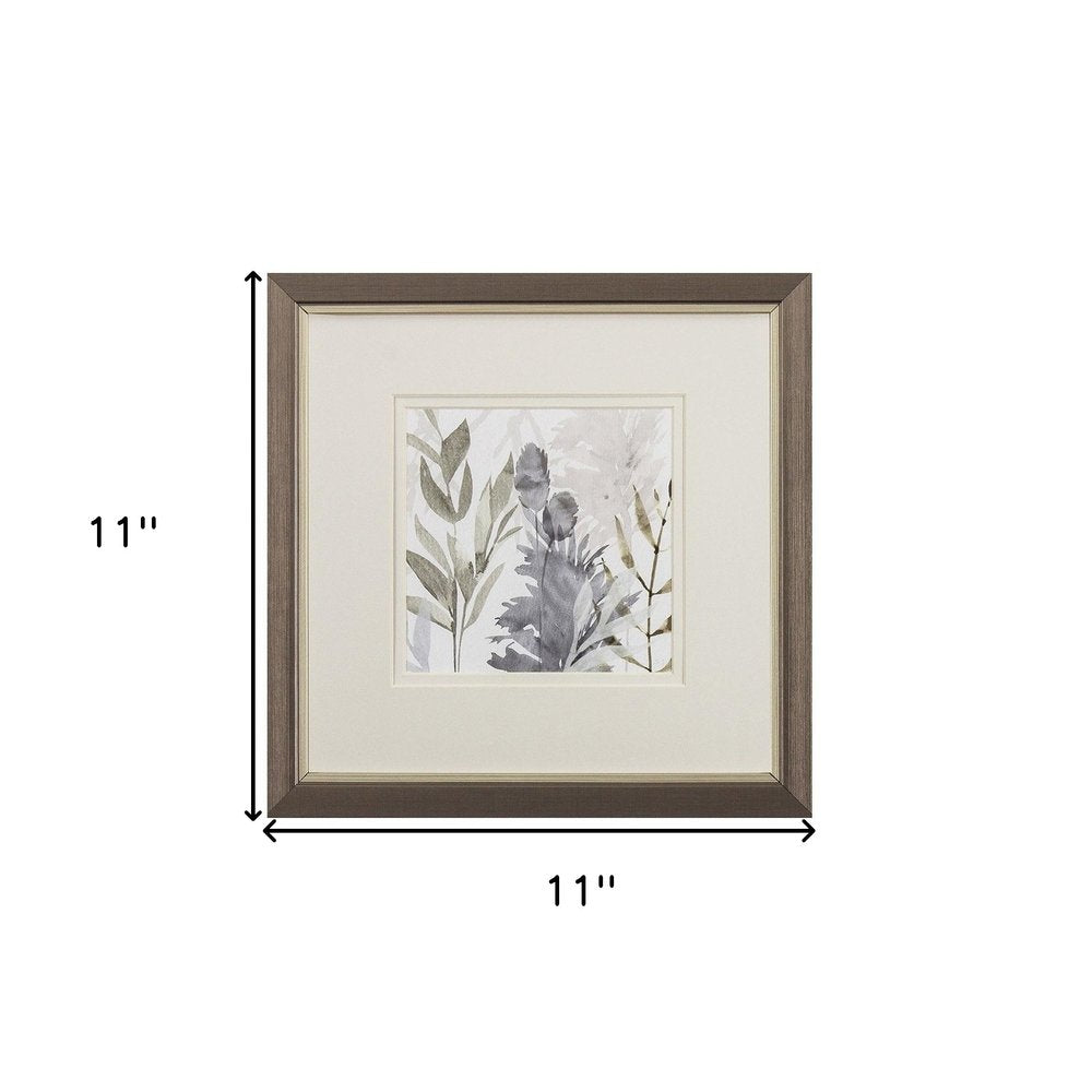 Set Of Two Shadow Woods Bronze Framed Wall Art