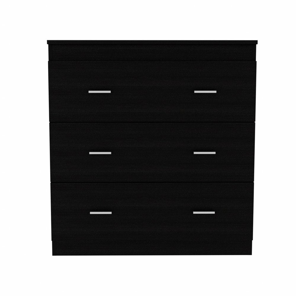 31" Black Three Drawer Dresser HomeRoots