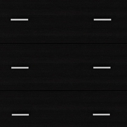 31" Black Three Drawer Dresser HomeRoots