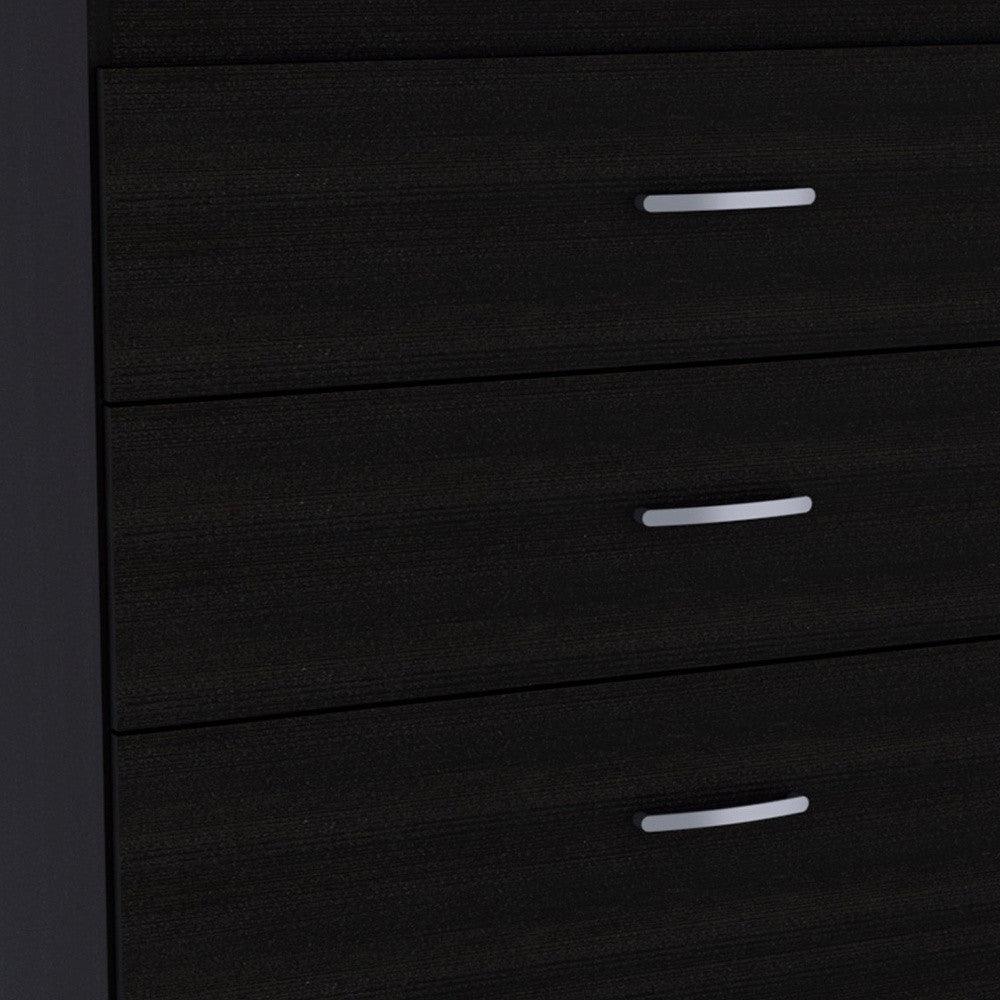 31" Black Three Drawer Dresser - FurniFindUSA