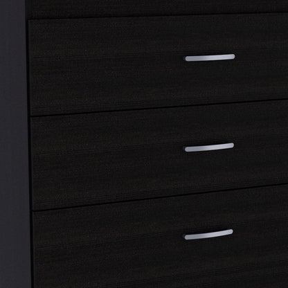 31" Black Three Drawer Dresser - FurniFindUSA