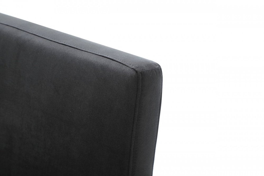 Black and Gold Upholstered Fabric Dining Arm Chair HomeRoots
