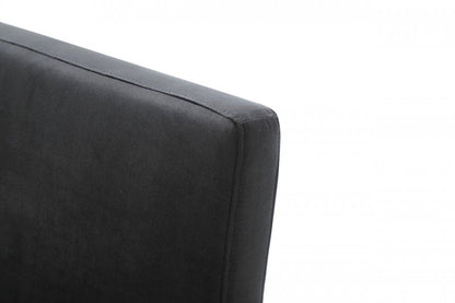 Black and Gold Upholstered Fabric Dining Arm Chair HomeRoots