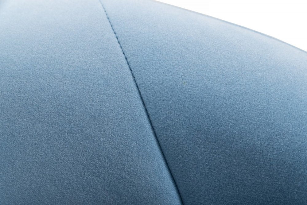 Blue Fabric Wrapped Dining Chair HomeRoots