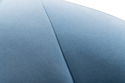 Blue Fabric Wrapped Dining Chair HomeRoots