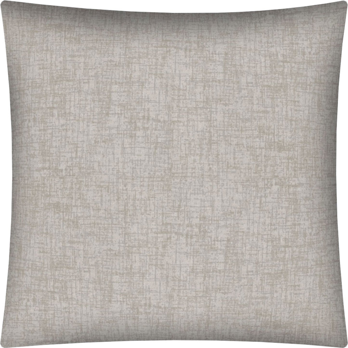 17" X 17" Taupe And Taupe Zippered Solid Color Throw Indoor Outdoor Pillow Cover