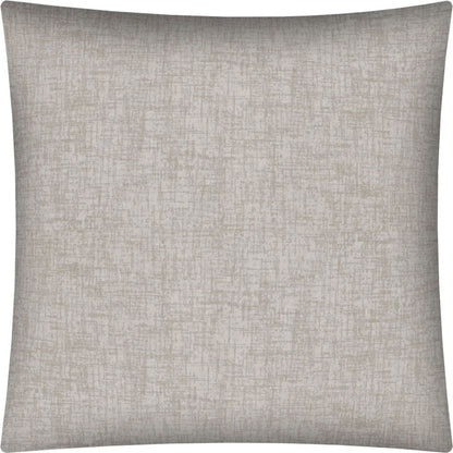 17" X 17" Taupe And Taupe Zippered Solid Color Throw Indoor Outdoor Pillow Cover