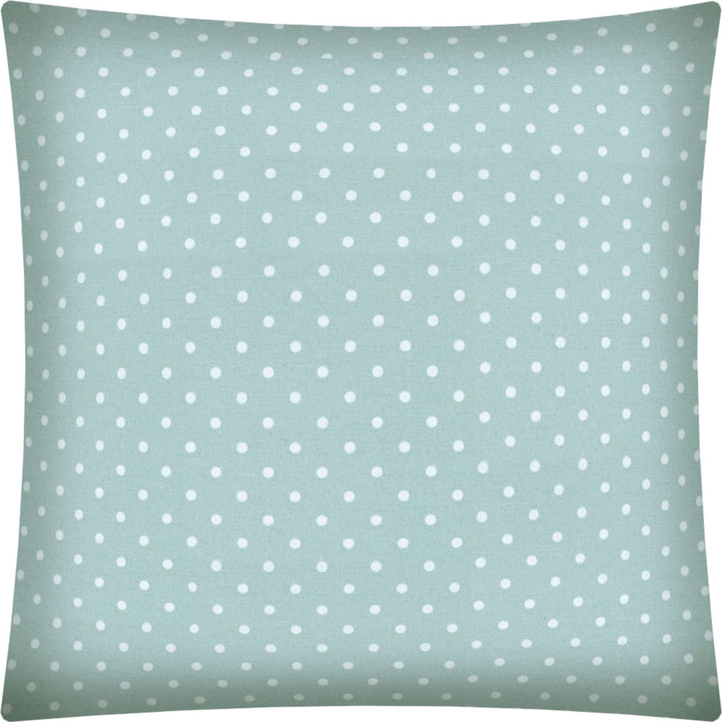 17" Seafoam Polka Dot Indoor Outdoor Throw Pillow Cover