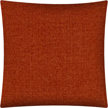 17" Brick Red Indoor Outdoor Throw Pillow Cover