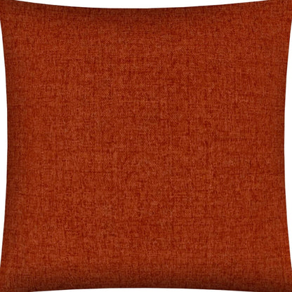 17" Brick Red Indoor Outdoor Throw Pillow Cover