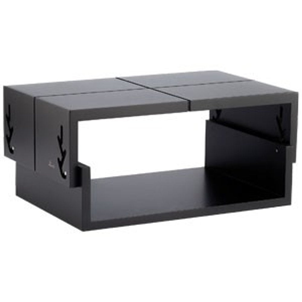 Black Adjustable Five Level Ergonomic Monitor Stand HomeRoots